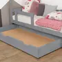Youdoit Tiroir lit à roulettes - gris pour lit 70 x 160 cm