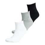 SUPERDRY Chaussettes hes/Grises/  Femme Superdry Ankle Sock. Coloris disponibles : Blanc