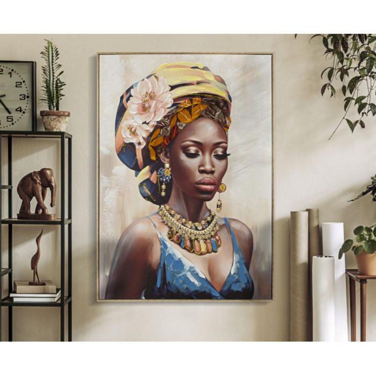 Paris Prix Tableau Déco  Ayda Profil  72x102cm Multicolore