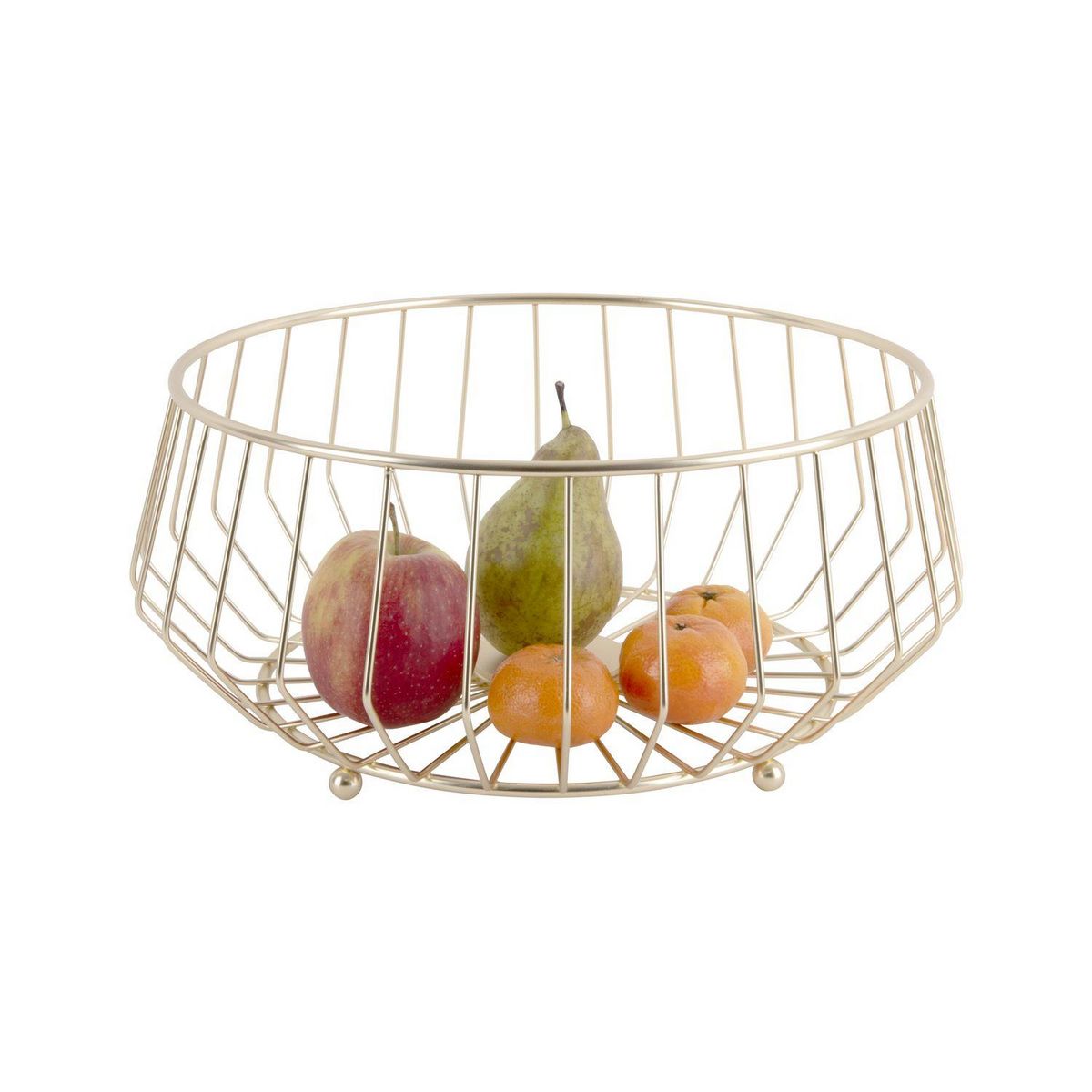 PRESENT TIME Corbeille à fruits design métal Kink