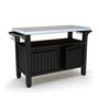 Voir la diapositive 4 : KETER Table de cuisine buffet en résine 279L