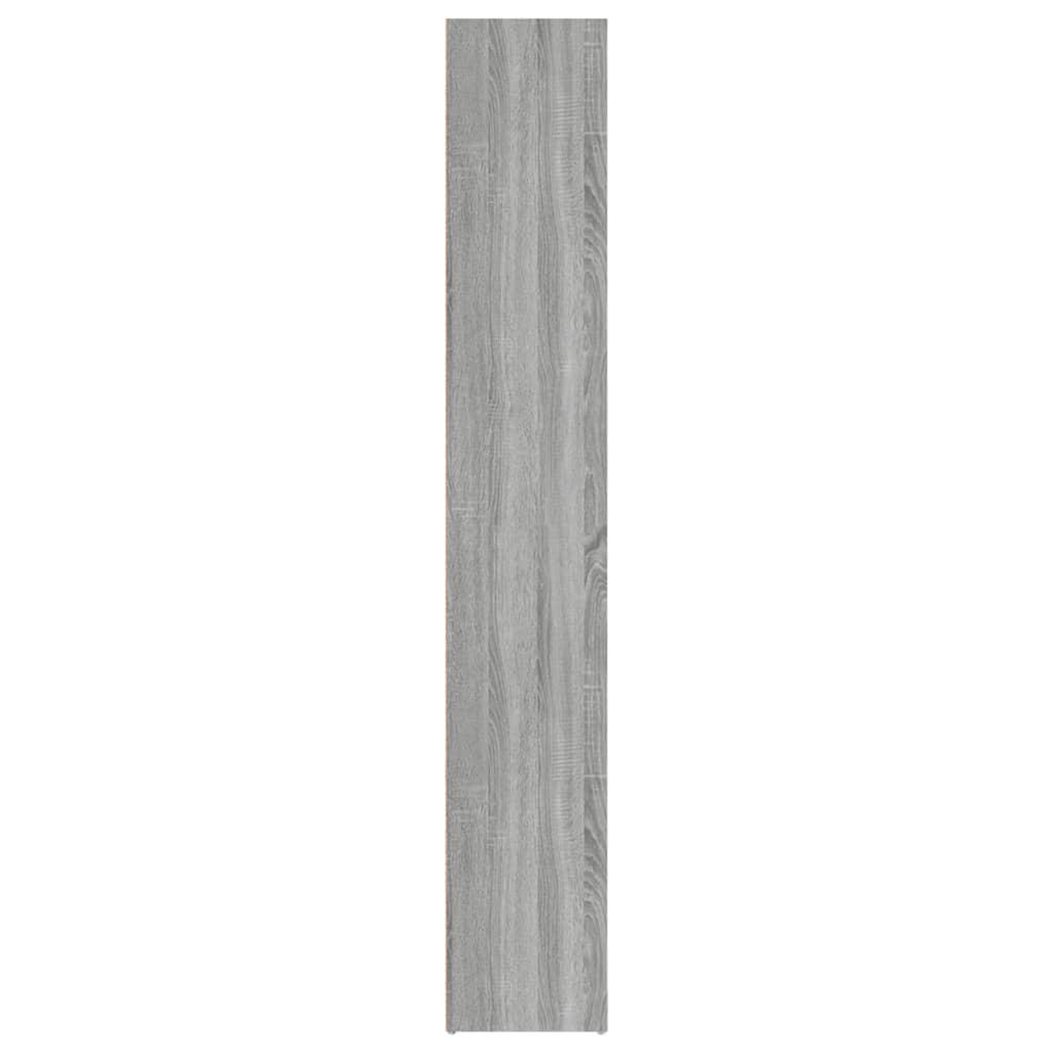 Voir la diapositive 4 : VIDAXL Bibliotheque Sonoma gris 40x30x189 cm Bois d'ingenierie