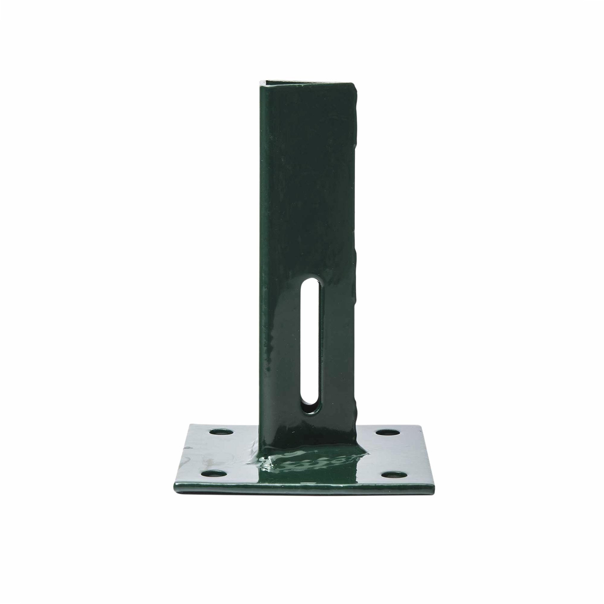 Voir la diapositive 4 : WERKAPRO Support poteau fer  forme t  werka pro vert