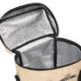 Voir la diapositive 5 : Paris Prix Lunch Bag Fraicheur Isotherme  Effet Jute  30cm Beige