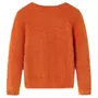 VIDAXL Pull-over tricote pour enfants orange brule 104