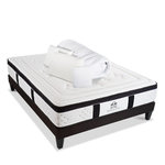 SUITE ETOILEE SUITE ETOILEE | Pack Prêt à dormir SUITE DIVINE | Matelas Mémoire de forme + Sommier + Accessoires. Coloris disponibles : Blanc