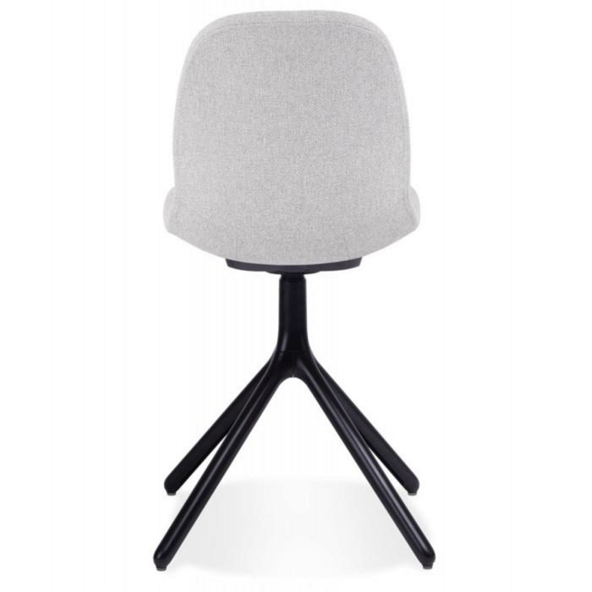 Paris Prix Chaise Design en Tissu  Lora  82cm Gris Clair