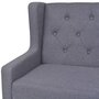 Voir la diapositive 4 : VIDAXL Fauteuil gris tissu