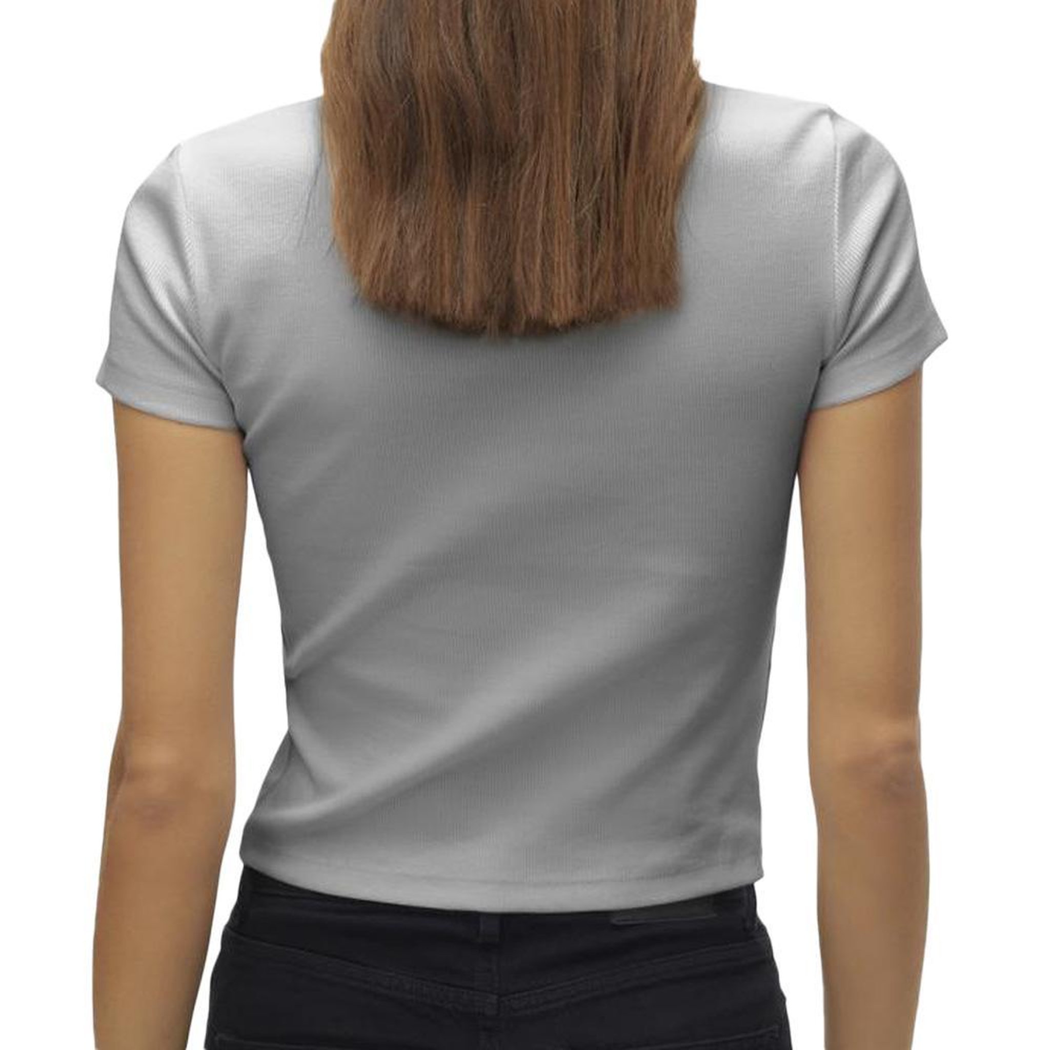 Voir la diapositive 2 : Vero Moda T-shirt Gris Femme Vero Moda Chloe
