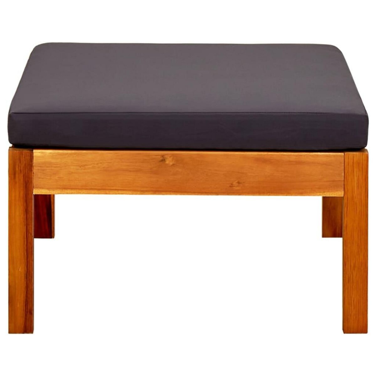 VIDAXL Repose-pieds de jardin lot de 2 Bois d'acacia massif