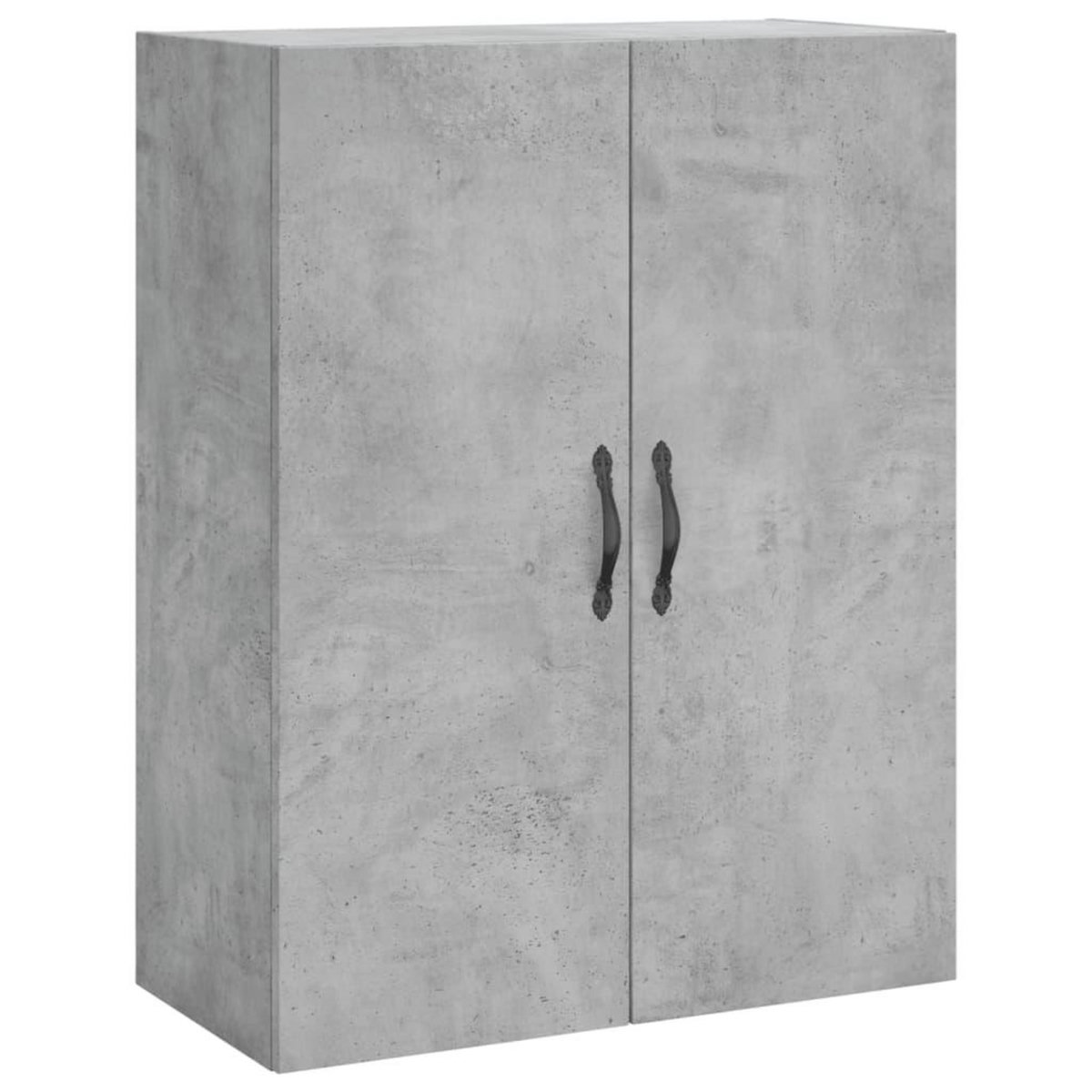 VIDAXL Buffet haut Gris beton 69,5x34x180 cm Bois d'ingenierie