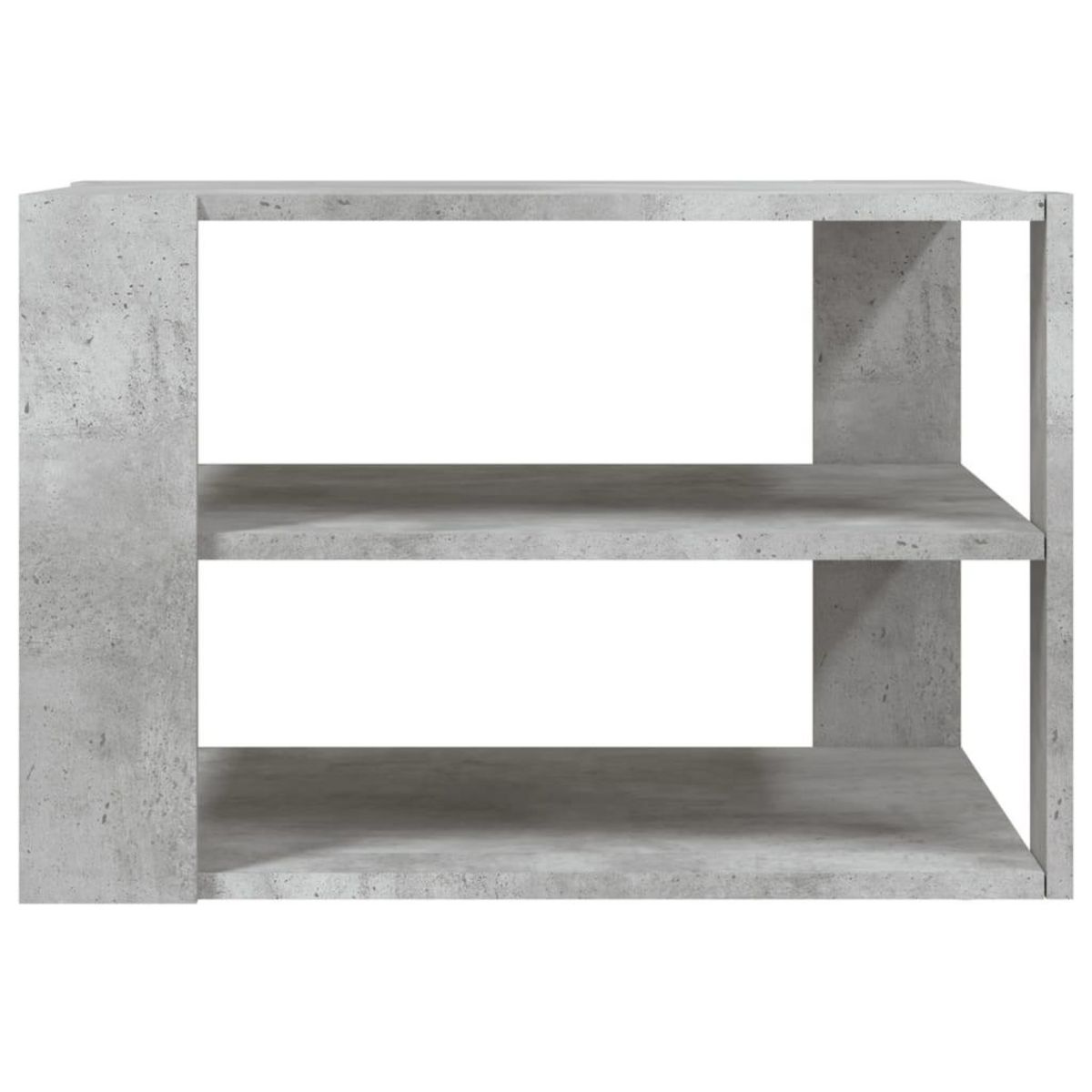 VIDAXL Table basse gris beton 59,5x59,5x40 cm bois d'ingenierie