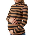 MAMALICIOUS T shirt Manches  ongues Orange/ Femme Mamalicious Nellie. Coloris disponibles : Noir