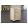 Voir la diapositive 9 : Caisson rangement pour bureau 4 tiroirs L40cm JOVI