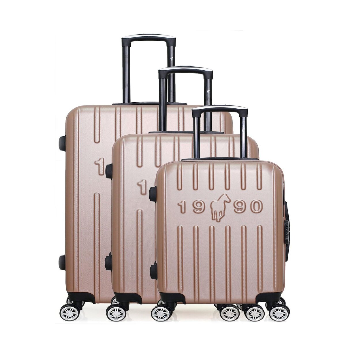 GENTLEMAN FARMER GENTLEMAN FARMER - Set de 3 Valises ARCHIE 75 cm 4 Roues