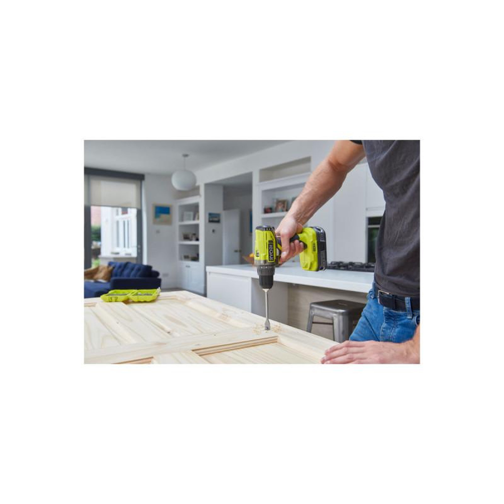 Voir la diapositive 2 : Ryobi Pack RYOBI - Perceuse Visseuse R18DD2-220S - 18V One Plus - 2 batteries 2,0Ah - 1 chargeur - Coffre