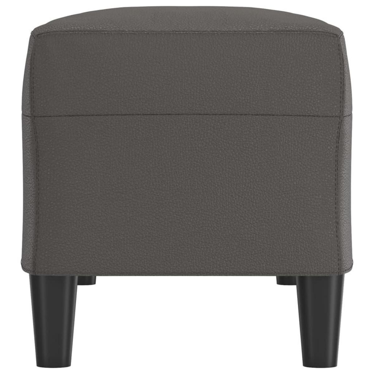 VIDAXL Banc Gris 100x35x41 cm Similicuir