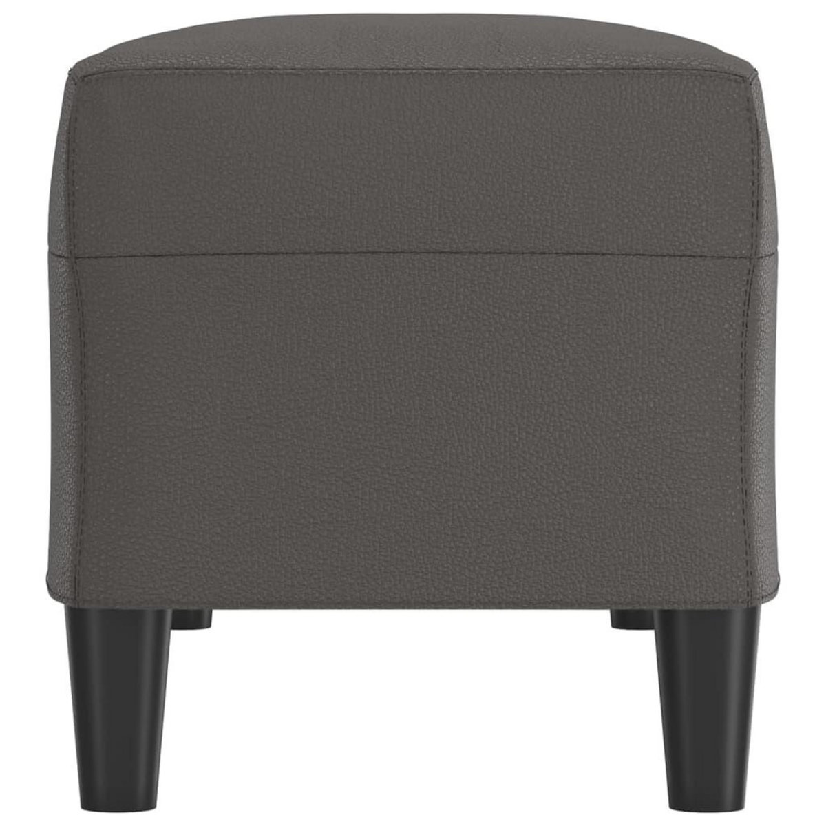 VIDAXL Banc Gris 100x35x41 cm Similicuir