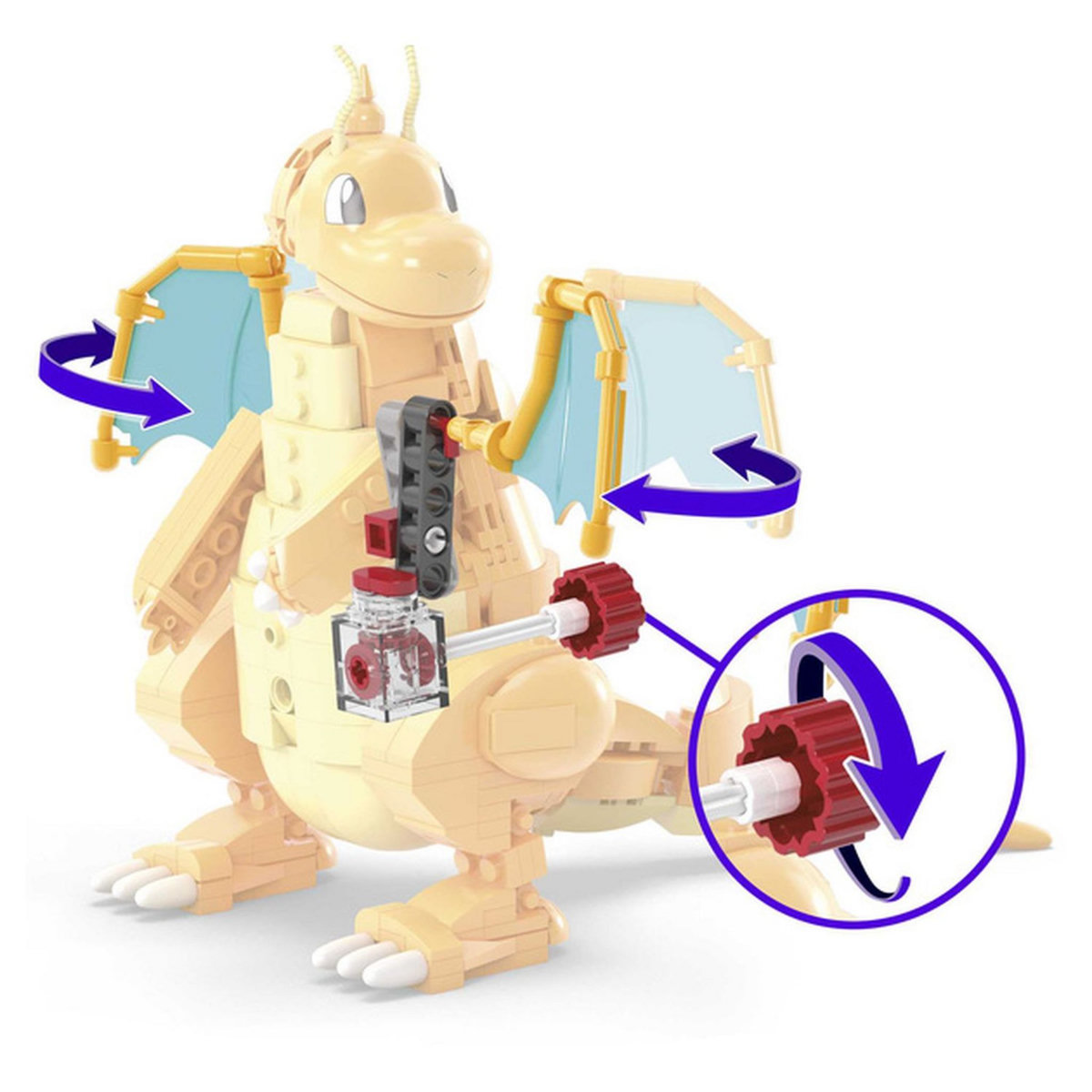 MEGA CONSTRUX Dracolosse - Jeu à assembler - Pokémon 