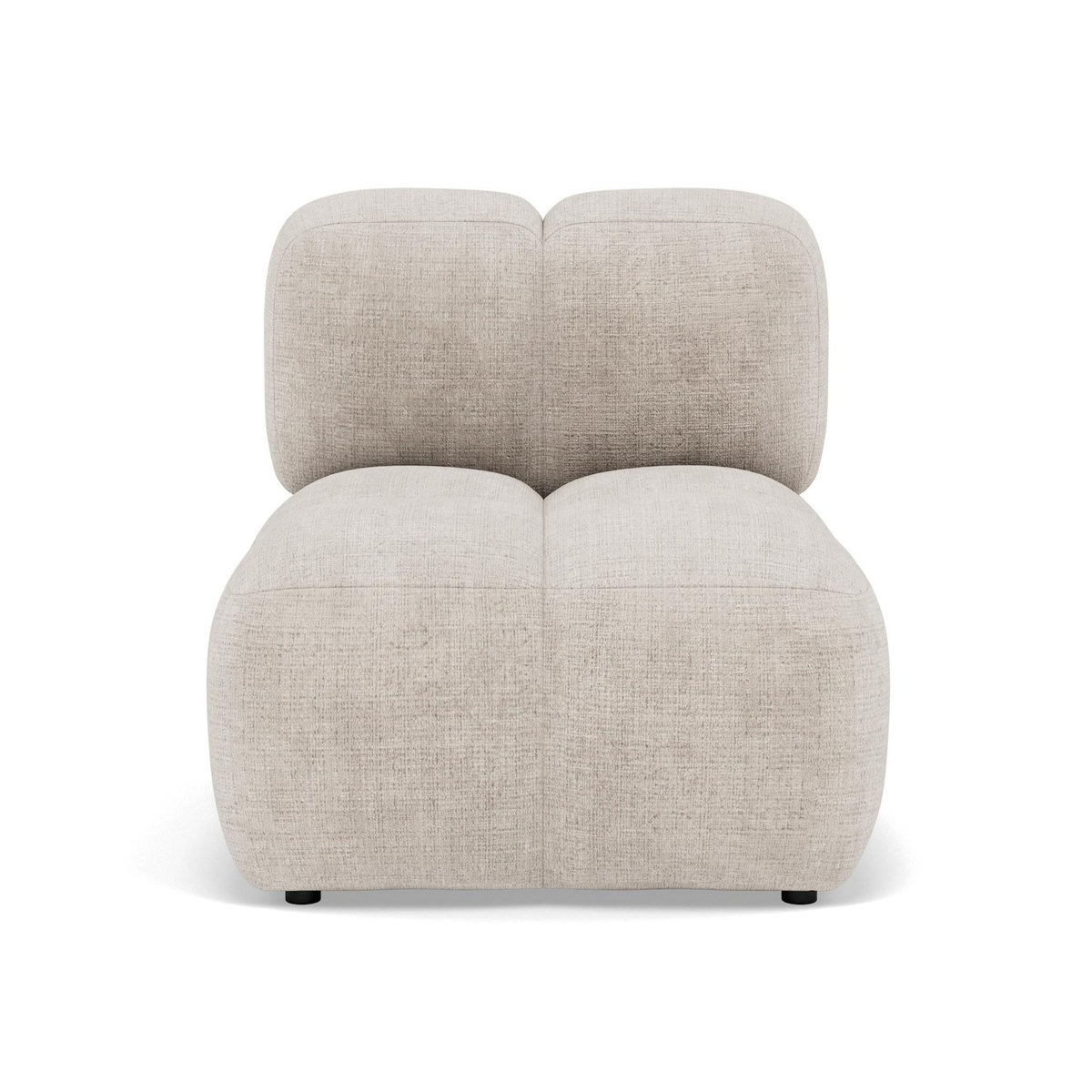 LISA DESIGN Grace - module d'assise en velours texturé