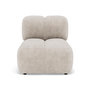 Voir la diapositive 1 : LISA DESIGN Grace - module d'assise en velours texturé