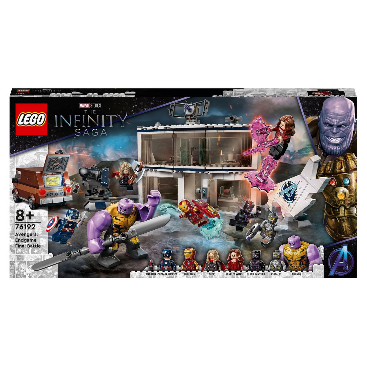 LEGO Marvel Super Heroes 76192 - The Infinity Saga - Le combat final d&rsquo;Avengers: Endgame dès 8 ans