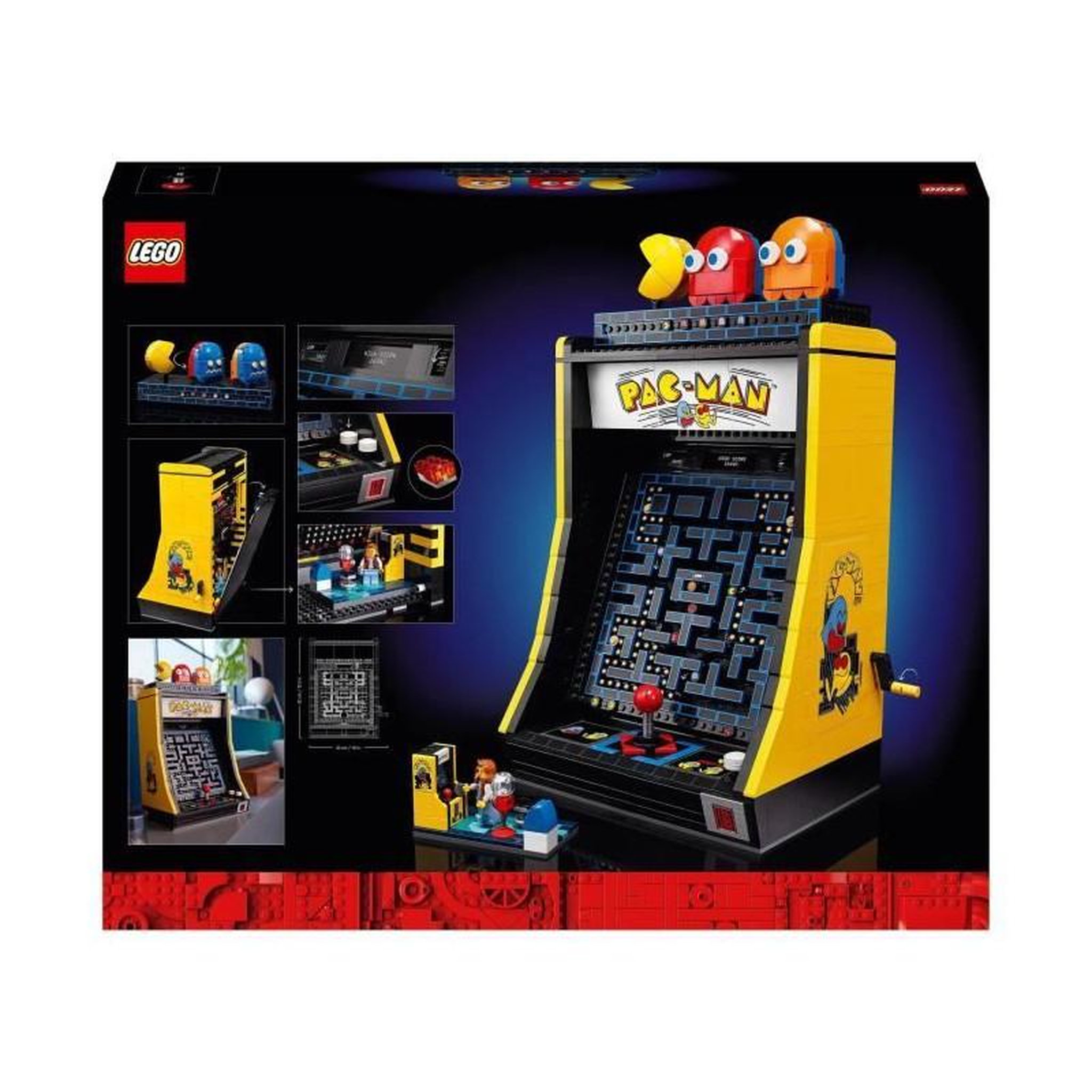 Voir la diapositive 6 : LEGO LEGO 10323 Icons Jeu d'Arcade PAC-MAN, Maquette pour Adultes a Construire, Machine de Jeu avec des Personnages