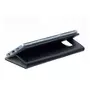 amahousse Housse Galaxy S7 Edge folio noir texturé aimanté
