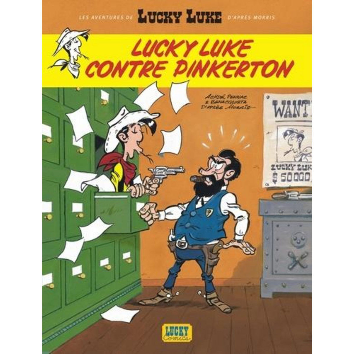 LES AVENTURES DE LUCKY LUKE D'APRES MORRIS TOME 4 : LUCKY LUKE CONTRE PINKERTON, Pennac Daniel