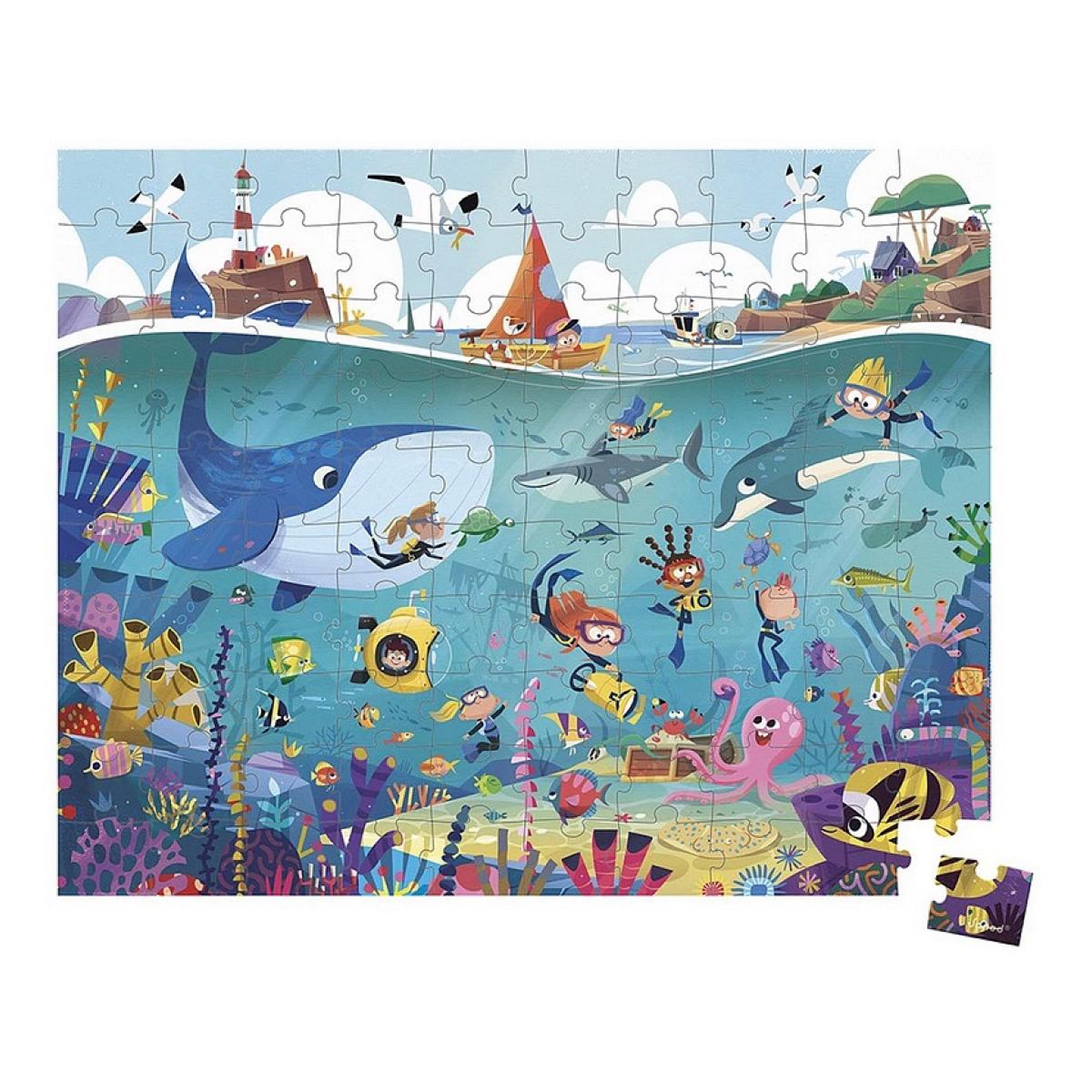 Voir la diapositive 2 : JANOD 100 pieces Les fonds marin