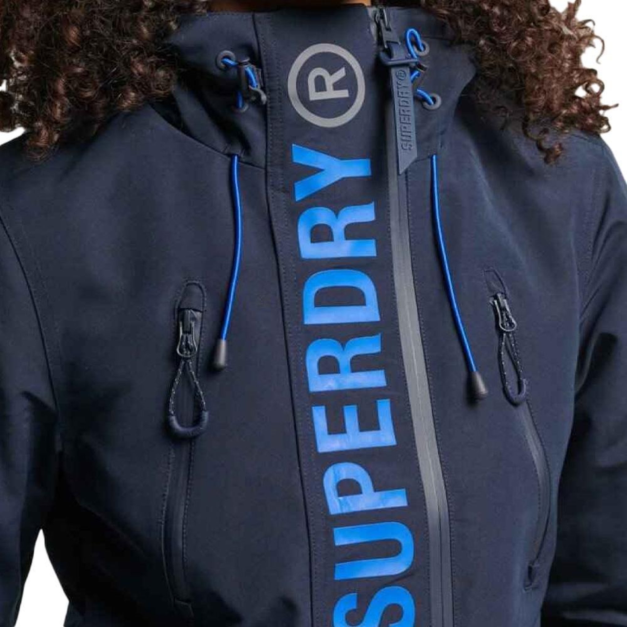 Voir la diapositive 2 : SUPERDRY Blouson Marine Femme Superdry Ultimate