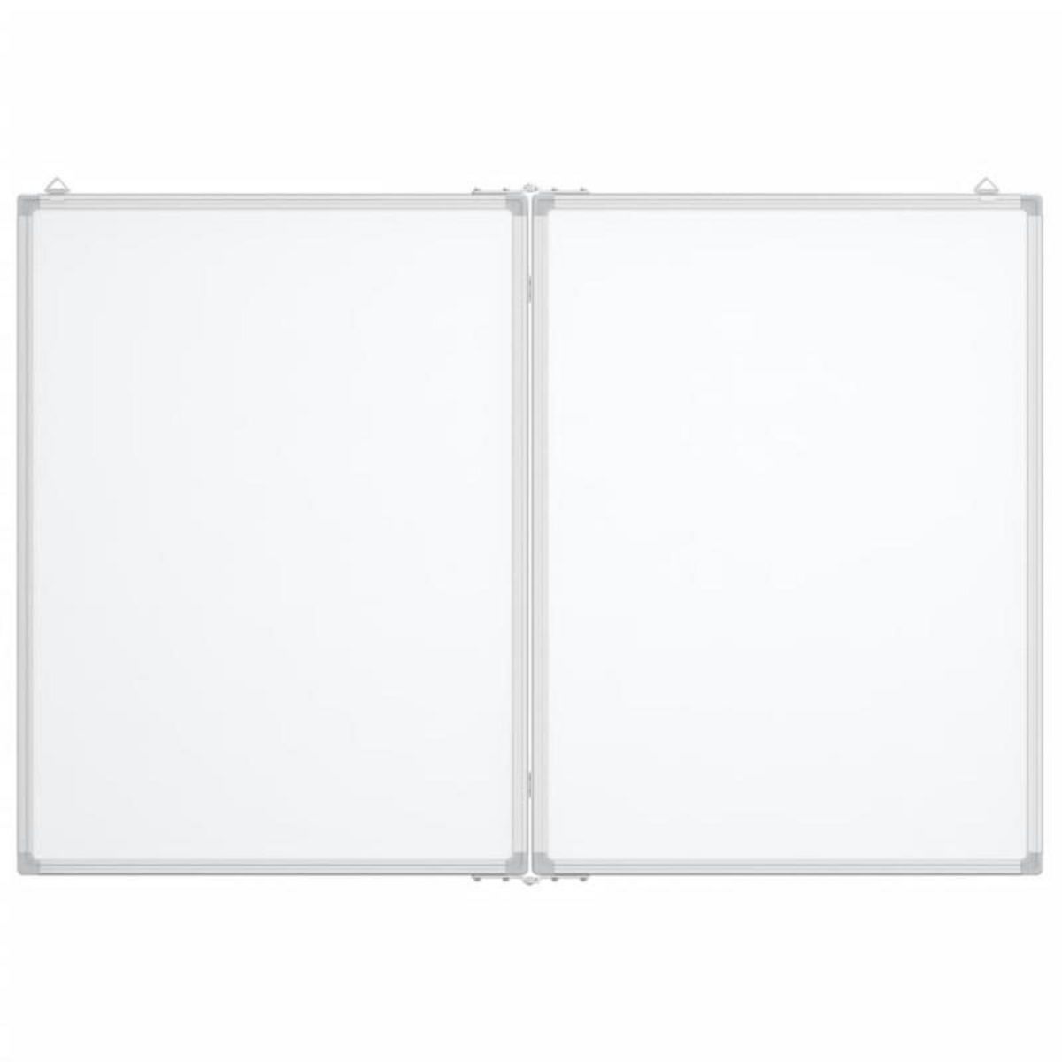 VIDAXL Tableau blanc magnétique pliable 100x80x1,7 cm aluminium