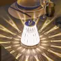 Lumisky Lampe de table GLOWY Gris Plastique H16cm