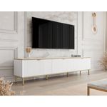 BEST MOBILIER Hope - meuble tv 202 cm - 3 portes. Coloris disponibles : Bicolore