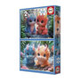 Voir la diapositive 4 : EDUCA Puzzle - EDUCA - Monstres Mignons - 2 x 100 pieces - Pour enfants des 8 ans - Theme dessins animés