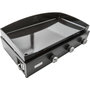Voir la diapositive 3 : Le marquier Plancha gaz Pure 375 Noir 3 brûleurs à poser, 75x40 cm