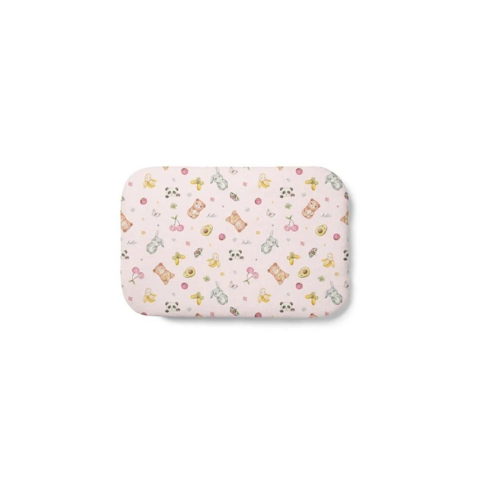 WALDIN Oreiller bébé 60 × 40 cm - motif bonbons, rose