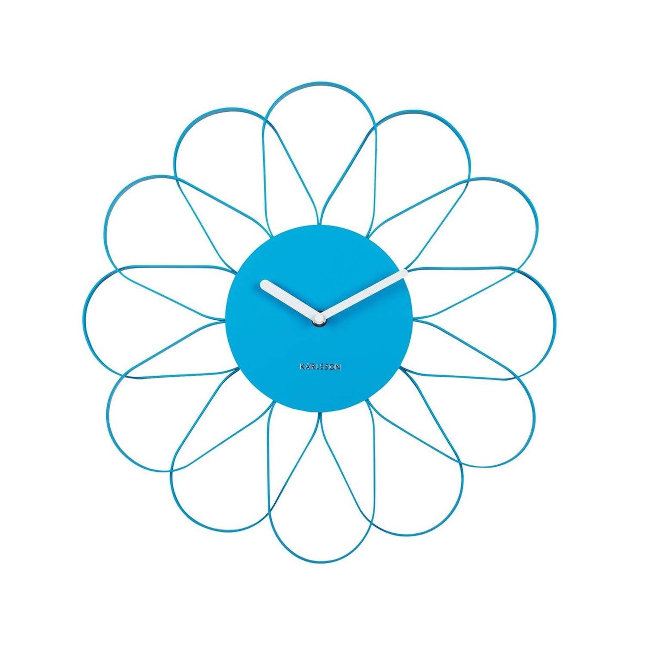 Voir la diapositive 2 : Karlsson Horloge murale arkis - bleu