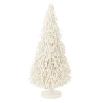 Paris Prix Sapin de Noël en Bois  Arbre à Thé  90cm Blanc