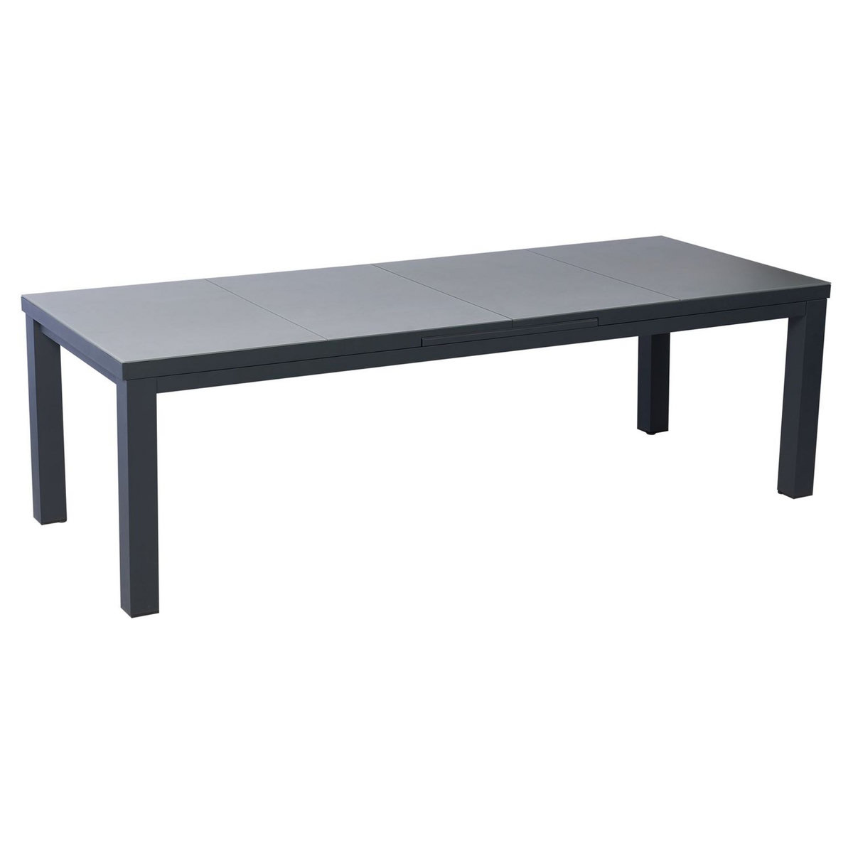 GARDENSTAR Table de jardin rectangulaire extensible - 6/8 plcaes - Aluminium - Bleu