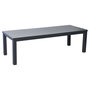 Voir la diapositive 1 : GARDENSTAR Table de jardin rectangulaire extensible - 6/8 plcaes - Aluminium - Bleu