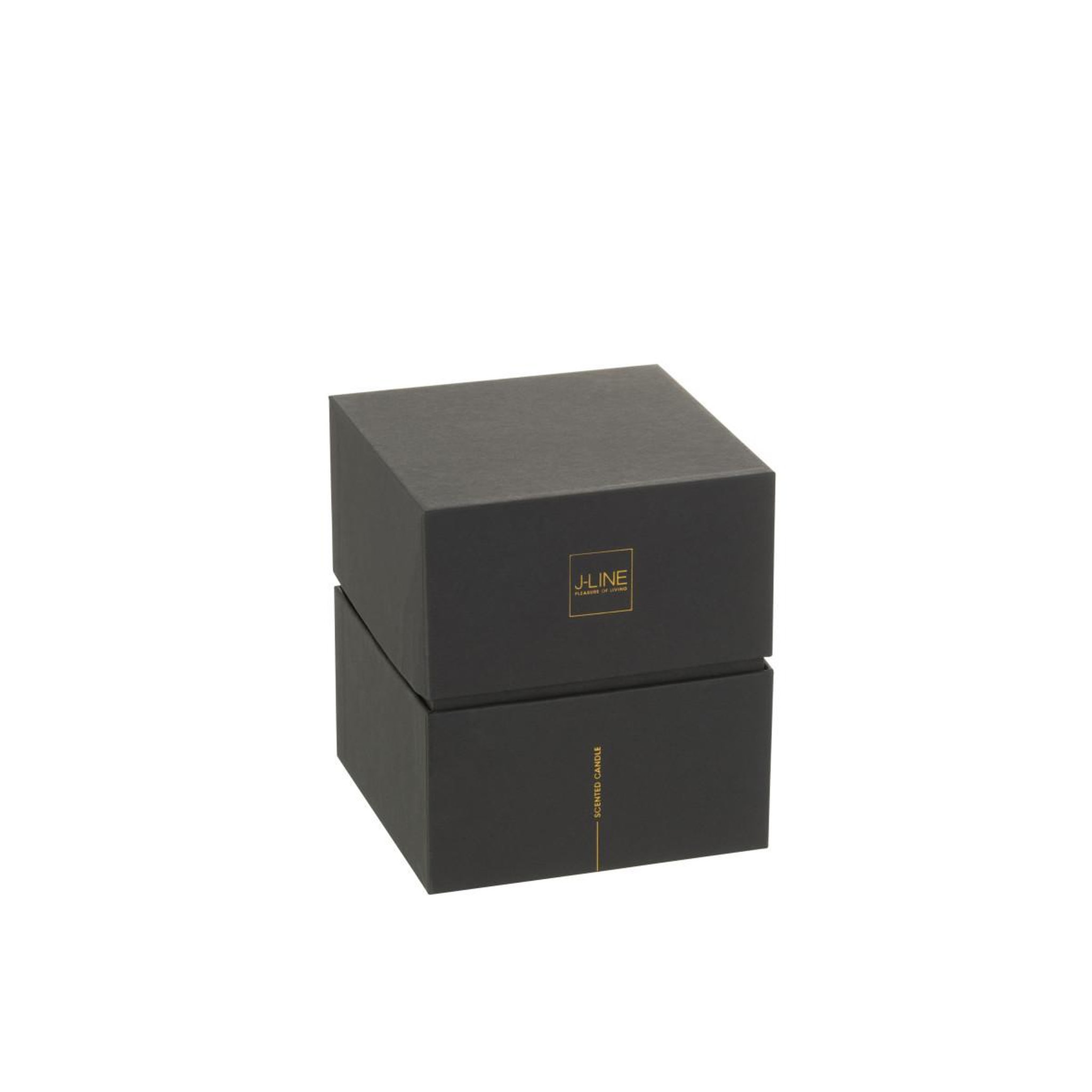 Voir la diapositive 4 : J-LINE Bougie parfumée  noa  16cm bois de santal rouge