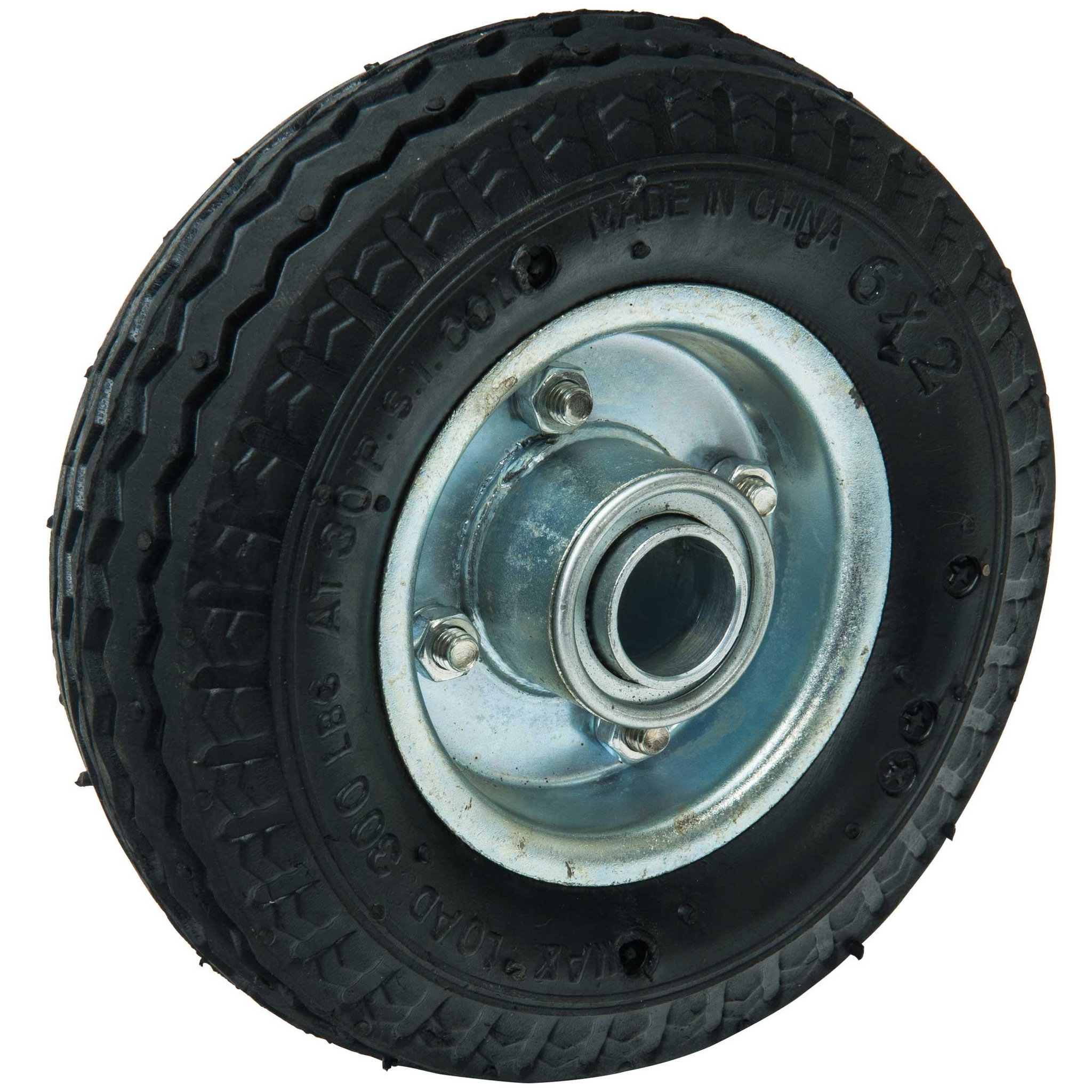 Voir la diapositive 3 : WERKAPRO Roue gonflable 6  ø 160 x 50 x 16mm axe déporté
