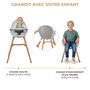 Voir la diapositive 3 : KINDERKRAFT Chaise Haute Fini