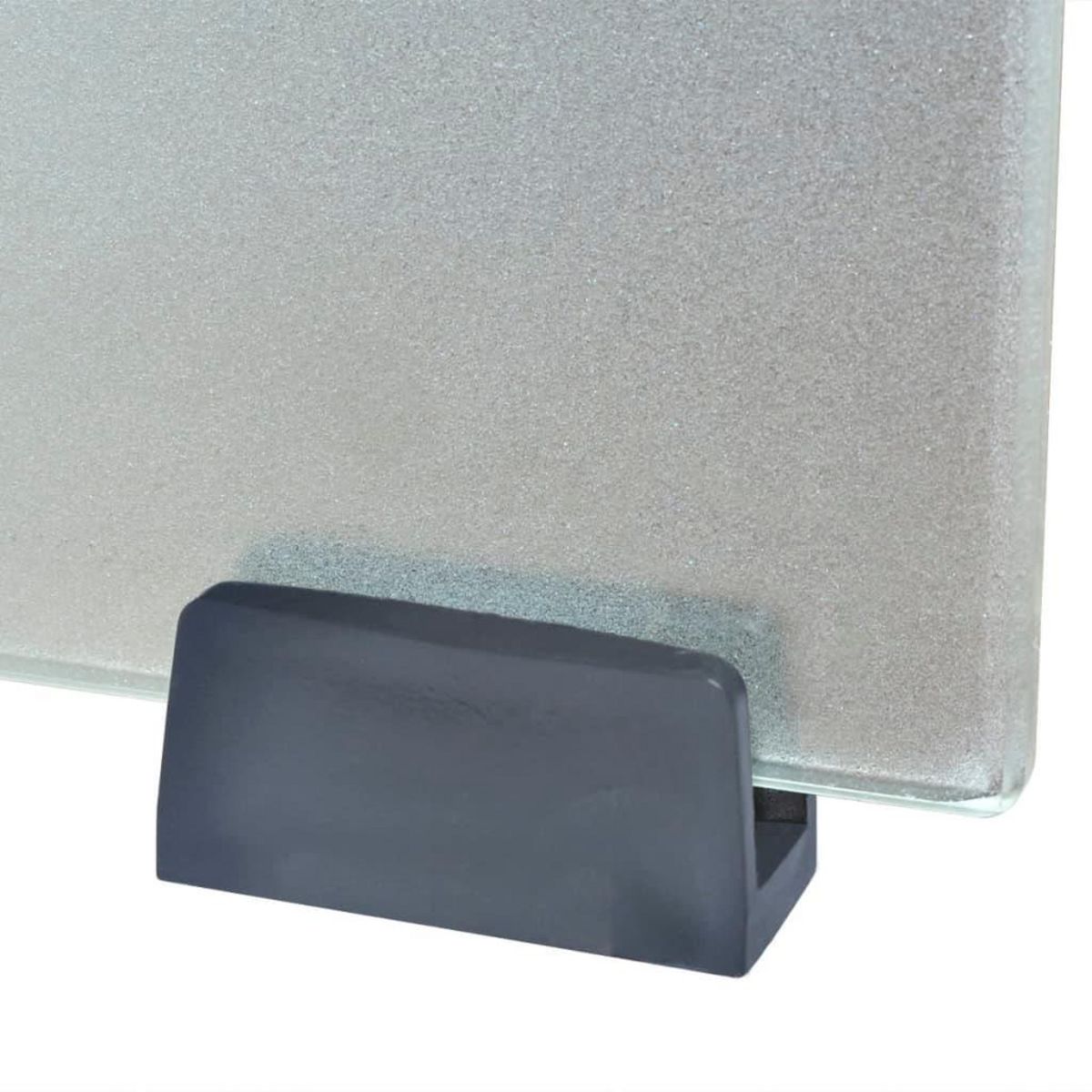 VIDAXL Porte double coulissante Verre