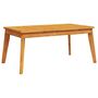 Voir la diapositive 5 : VIDAXL Table a manger de jardin 100x55x45 cm bois massif d'acacia