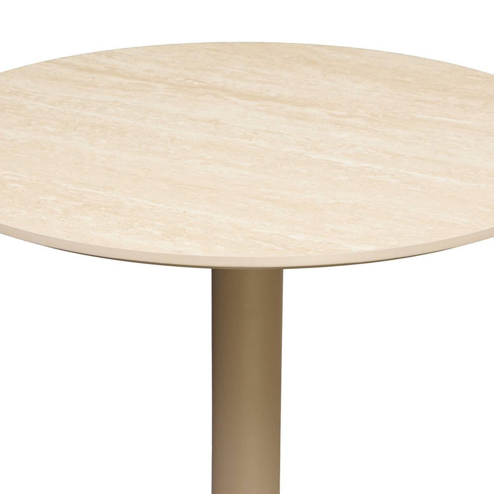 Voir la diapositive 2 : ATMOSPHERA Table de bar ronde  voluto  100cm beige