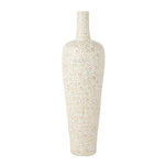 Paris Prix Vase Déco en Ciment  Lauwra  100cm Blanc