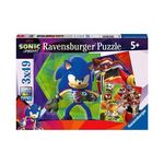 RAVENSBURGER Pack 3 puzzles x 49 pièces Ravensburger Les aventures de Sonic Prime