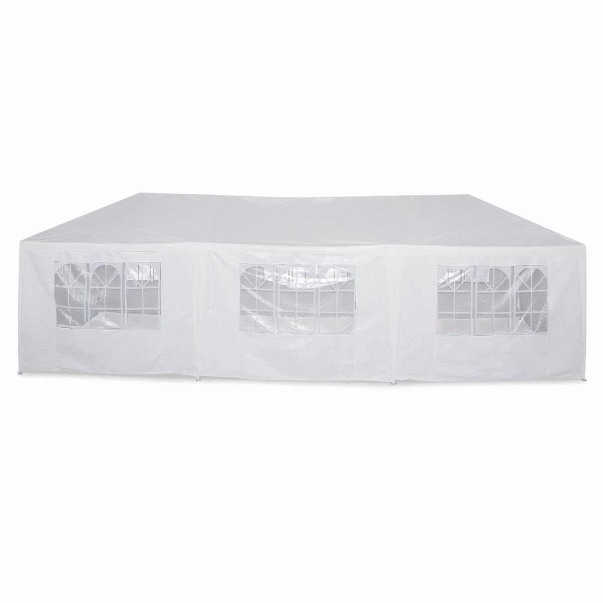 SWEEEK Tente de réception 3x9m. 27 m² - Massilia -  Blanc - à utiliser comme pavillon. tente de jardin. chapiteau ou tonnelle.
